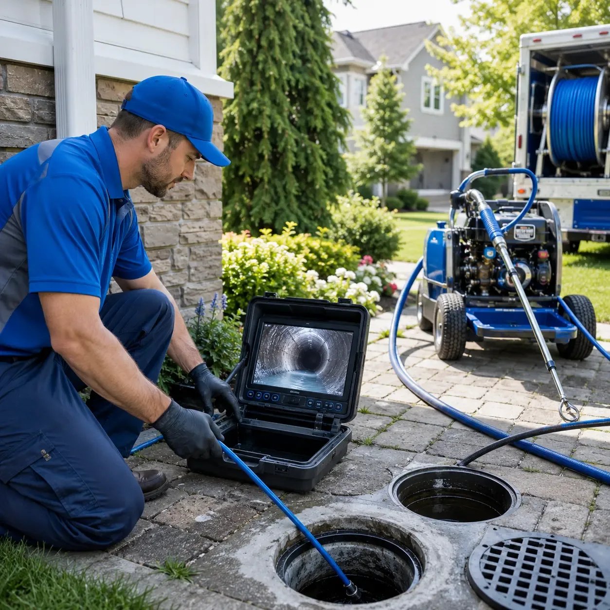 Outdoor drain cleaning professionals serving Livermore, ME
